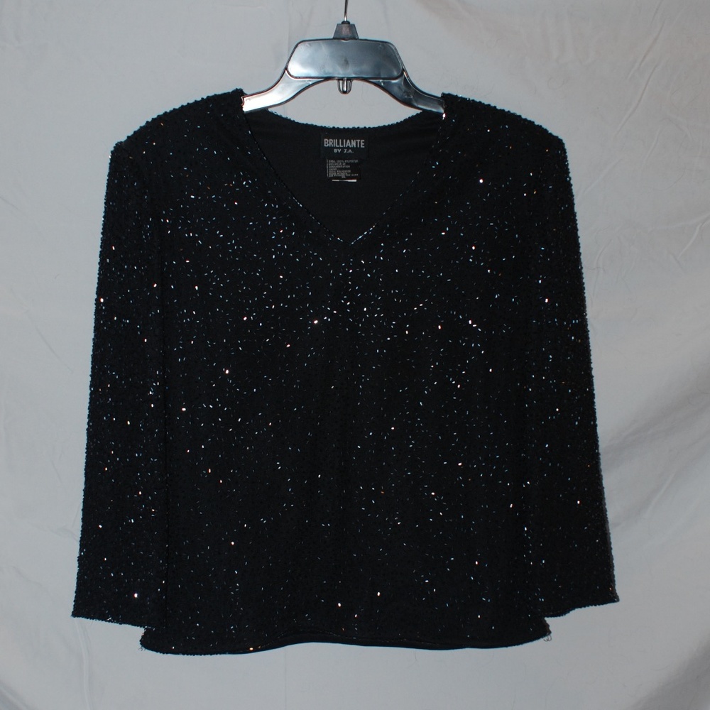 Brilliante By J.A. Black Sequence Blouse  -  XL